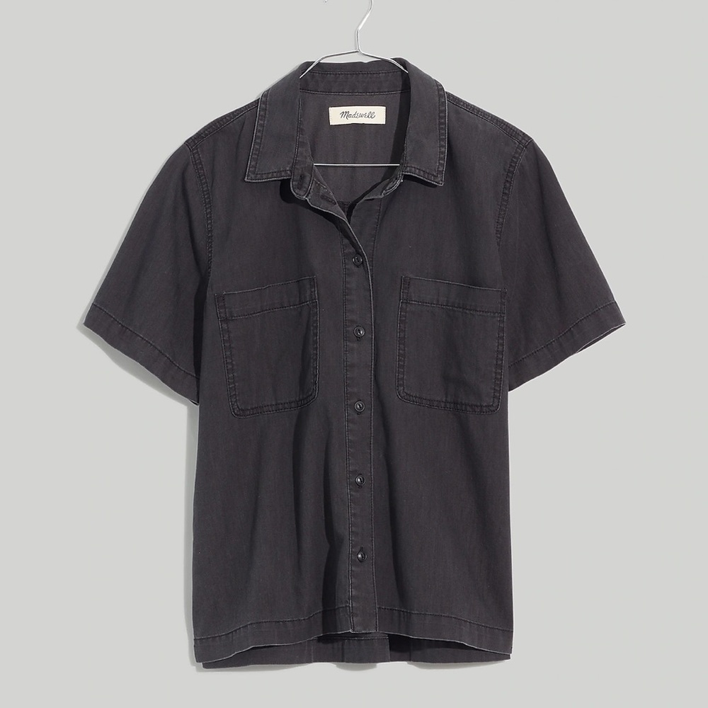 Madewell Denim Short-Sleeve Button-Up Shirt